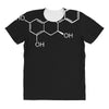 janus molecule funny retro tv utopia fashion science series All Over Women's T-shirt