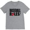 baseball rules V-Neck Tee