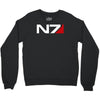 mass effect n7 logo Crewneck Sweatshirt