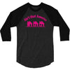 tribut t shirt john mellencamp   kleine rosa h&auml;user 3/4 Sleeve Shirt