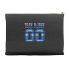 team damon salvatore Accessory Pouches