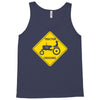 tractor crossing farmer's road warning sign Tank Top