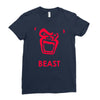 instinct attention gorilla beast Ladies Fitted T-Shirt