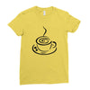 Cooffee art Ladies Fitted T-Shirt