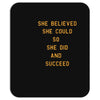 she believed Mousepad