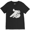 mickey hands gun V-Neck Tee