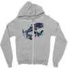 alien terror from deep space Zipper Hoodie