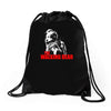 the walking dead tv show daryl dixon with bandana zombies Drawstring Bags