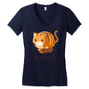 if it fits i sits Women's V-Neck T-Shirt