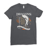 dragons are a girl's best frien Ladies Fitted T-Shirt