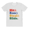 Hit Run Steal  Slide All Over Women's T-shirt
