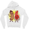 good cop bad chop Zipper Hoodie