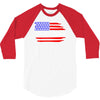 american flag we the people 3/4 Sleeve Shirt