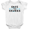 Save The Sharks Baby Onesie