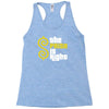 the paisa is right Racerback Tank