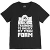 training to unlock my titan form V-Neck Tee