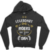 legendary riders are born in 1964 Zipper Hoodie