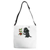 darth socks Adjustable Strap Totes