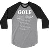 golf excuse 3/4 Sleeve Shirt