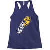 running we kick asphalt Racerback Tank