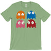 cool retro 80s pacman ghosts video games T-Shirt