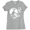 dj et hacke musik Ladies Fitted T-Shirt