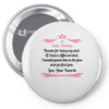 Dear Daddy, Thanks for Being my Dad Baby Boy Letter to Father Pin-back button