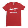 just cut it Ladies Fitted T-Shirt