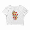 true love pizza slice Crop Top