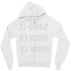 golfing dad uncle Zipper Hoodie