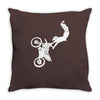 motocross motor bike motorrad cross biker freestyle mx sx baja Throw Pillow