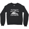 all aboard hot mess express train Crewneck Sweatshirt