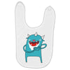monster hearts you Baby Bibs
