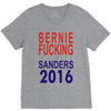 bernie fucking sanders 2016 for americans president V-Neck Tee
