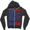 usa 2 Zipper Hoodie