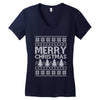 ugly merry christmas Women's V-Neck T-Shirt