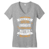 Super Cool Granddaughter Of A Freaking Awesome Mother Women's V-Neck T-Shirt