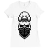skate skull Ladies Fitted T-Shirt