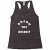 break the internet tie dye girls muscle top Racerback Tank