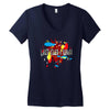 i just killed a clown Women's V-Neck T-Shirt