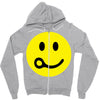 skydiving face Zipper Hoodie