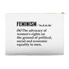 Feminism Noun Accessory Pouches