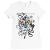 ninja aliens Ladies Fitted T-Shirt