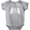 wings letter a Baby Onesie