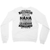 Super Cool Nana Of A Freaking Awesome Grandson Crewneck Sweatshirt