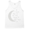 i love you to the moon and back babygrow Tank Top
