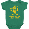 peanut butter jelly time banana Baby Bodysuit