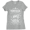 Vintage Aged To Perfection 1961 Ladies Fitted T-Shirt