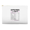 September Girl Facts Libra Accessory Pouches