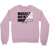 muscles installing Crewneck Sweatshirt